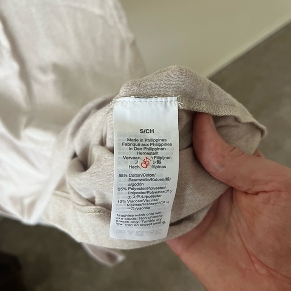 NWT Madewell Midi Tee Cream Dress - Picture 4 of 5